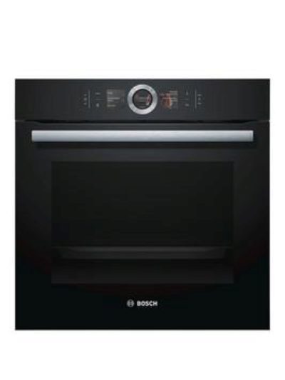 Bosch Serie 8 Hbg656Rb6B 60Cm Built-In Electric Single Oven - Black